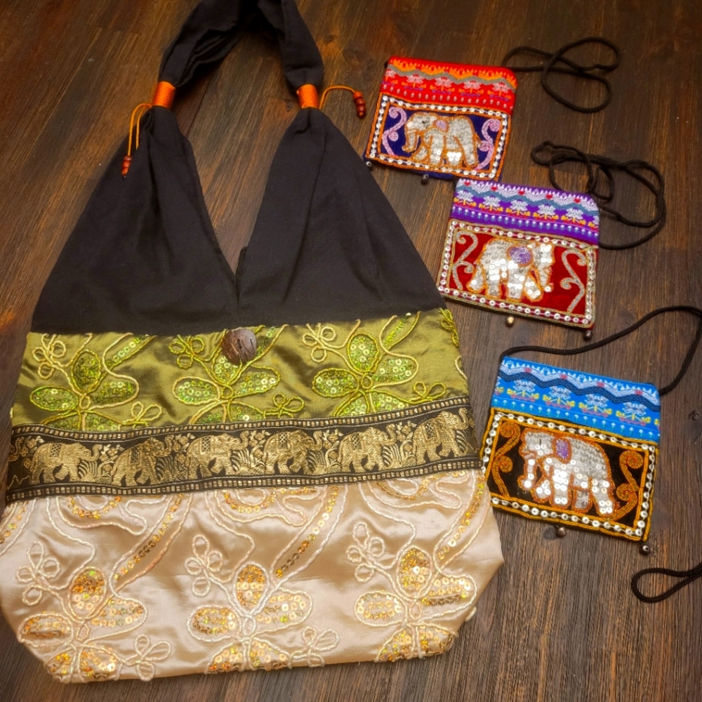 Exotic flair Bag and pouches